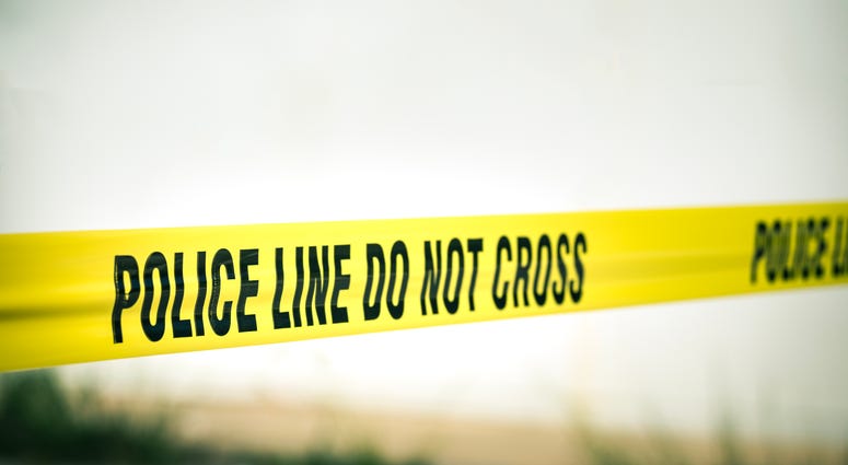 Police line do not cross crime scene