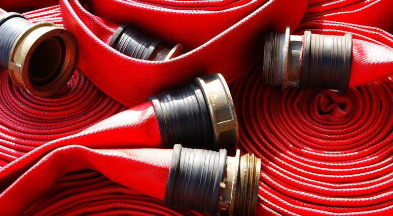 fire Hose - stock photo