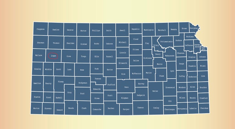 Kansas map