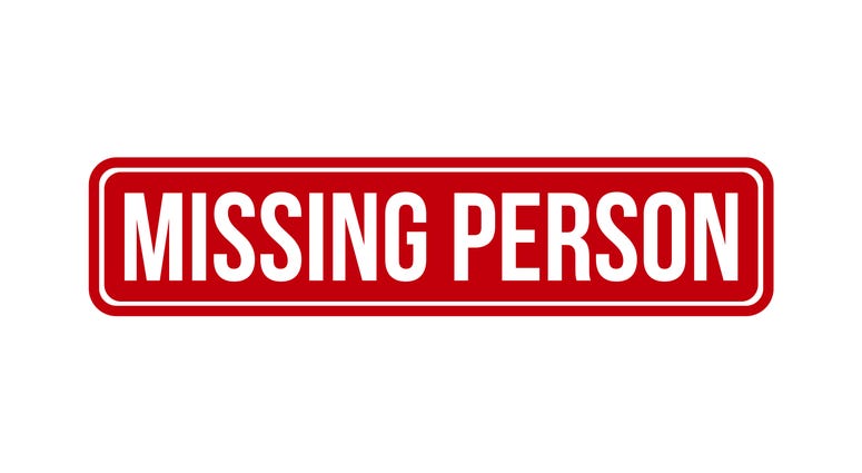 Missing person rubber stamp