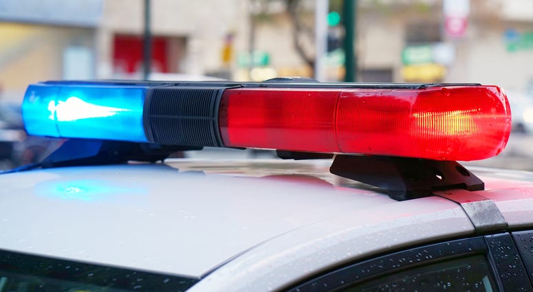 Top of a police car