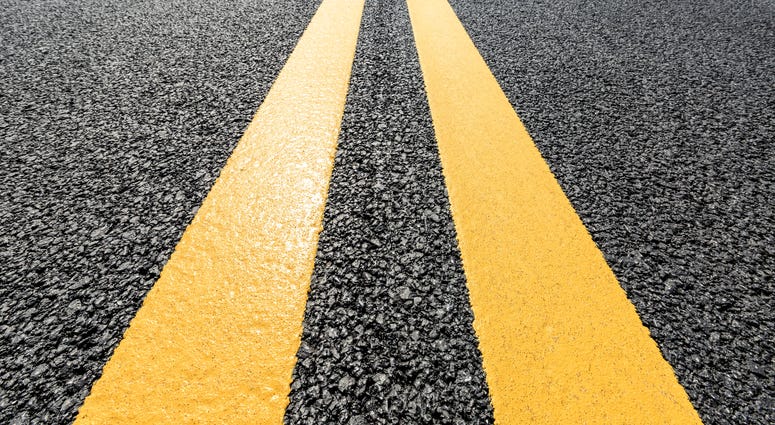 asphalt road texture background closeup