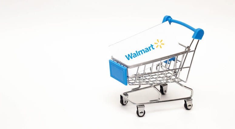 Walmart shopping cart