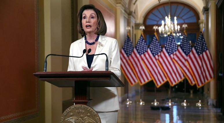 Pelosi asks House to proceed with articles of impeachment