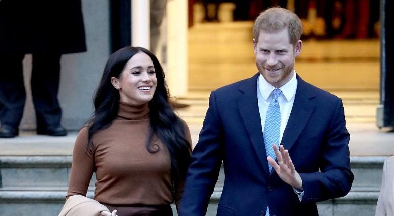 Harry and Meghan stepping back from the royal family
