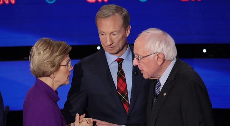 Warren, Sanders clash in the 7th Democratic debate
