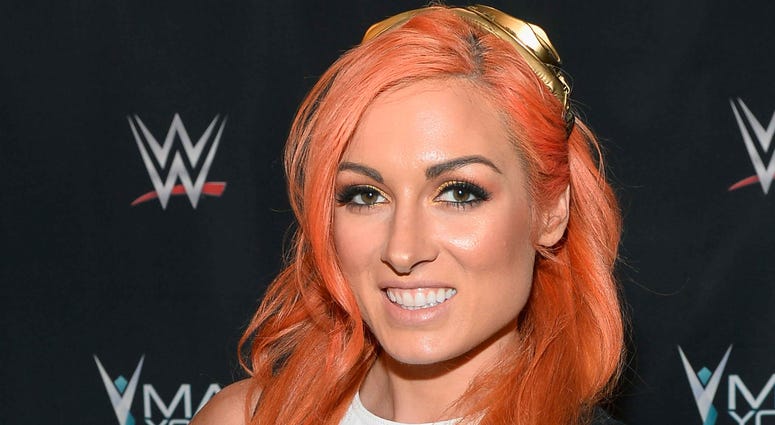Becky Lynch WWE star Becky Lynch appears on the red carper in 2017.