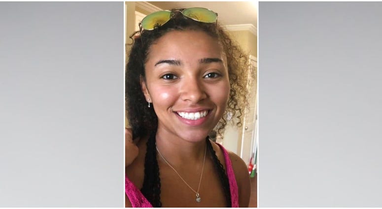 This undated file photo released by police in Auburn, Ala., shows Aniah Haley Blanchard. Auburn police have arrested a second man in the disappearance of Blanchard.