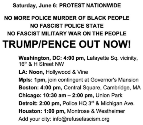 Trump/Pence Out Now Sign KNX