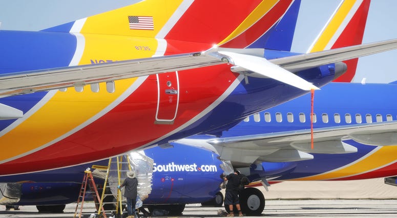 A Southwest airplane