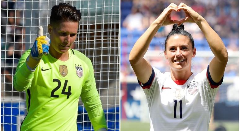 Ashlyn Harris, Ali Krieger Ashlyn Harris, Ali Krieger