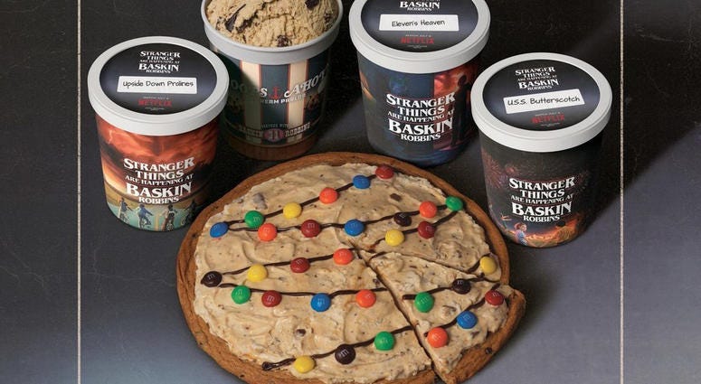 Baskin Robbins release of Stranger Things ice cream