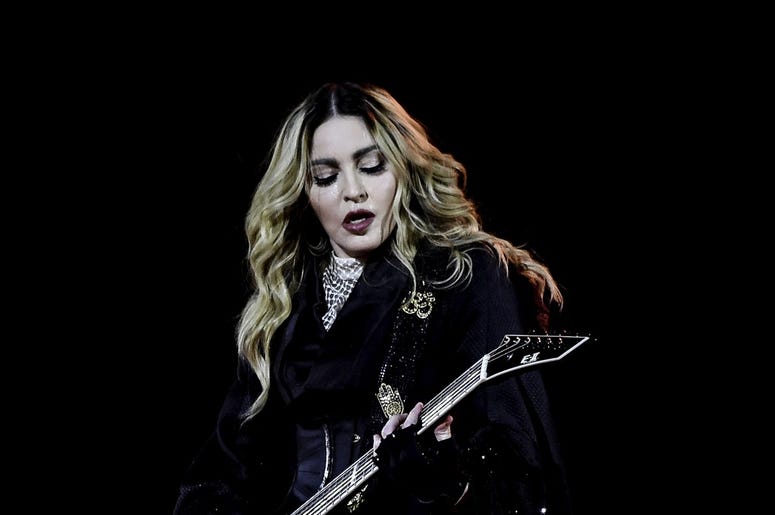 Entertainment: Madonna Performs in Miami Jan 23, Miami, FL, USA; Recording artist Madonna performs during her Rebel Heart Tour stop at the American Airlines Center. Mandatory Credit: Ron Elkman-USA TODAY NETWORK