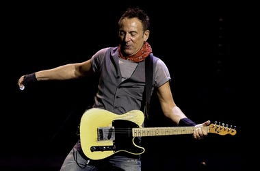 Feb 16, 2016; Sunrise, FL, USA; Recording artist Bruce Springsteen performs during The River Tour 2016 at the BB&T Center. Mandatory Credit: Ron Elkman-USA TODAY NETWORK