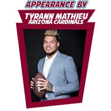 Tyrann Mathieu of the Arizona Cardinals Tyrann Mathieu of the Arizona Cardinals