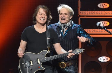 30 March 2012 - Pittsburgh, PA - Singer DAVID LEE ROTH and guitarist EDDIE VAN HALEN of the legendary rock group VAN HALEN perform on a stop of their US Tour held at the CONSOL Energy Center. Photo Credit: Devin Simmons/AdMedia /Sipa USA