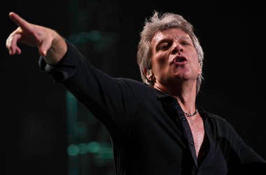 Feb 12, 2017; Sunrise, FL, USA; Jon Bon Jovi performs at the BB&T Center. Mandatory Credit: Ron Elkman/USA TODAY NETWORK