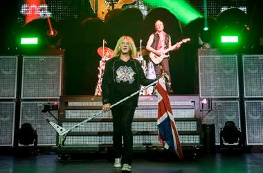 3/25/2018 - Joe Elliot of Def Leppard on stage during the Teenage Cancer Trust annual concert series, at the Royal Albert Hall, London. Picture date: Sunday 25th March 2018. Photo credit should read: David Jensen/EMPICS Entertainment (Photo by PA Images/S