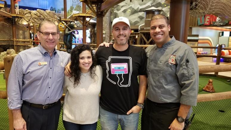 General Manager at Great Wolf Lodge - Brian Johnson, Dee Garcia, Niko, Executive Chef Grant Baker