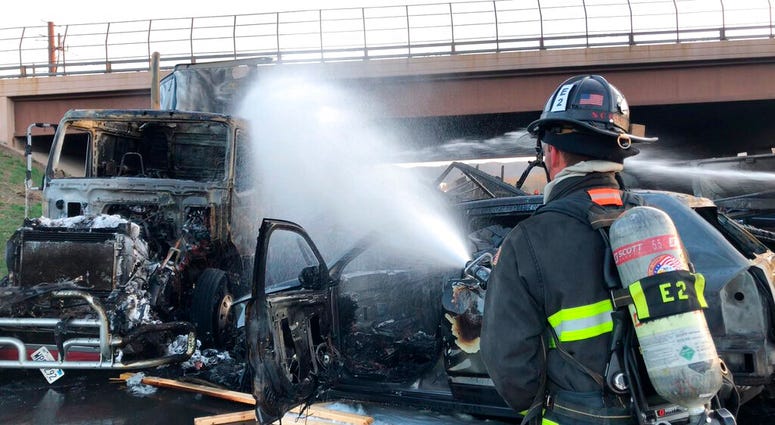 Colorado Fatal Truck Crash And Fire Colorado Fatal Truck Crash And Fire