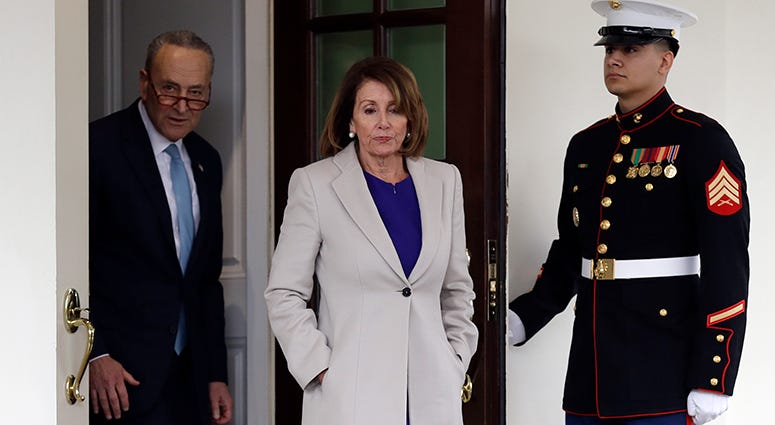 Schumer Pelosi Senate Minority Leader Chuck Schumer, and Speaker of the House Nancy Pelosi