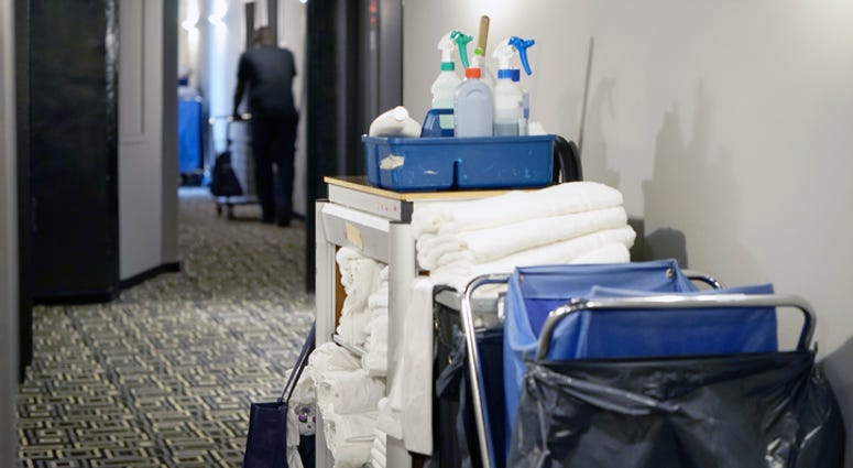 Hotel, Hotel Maid Cart Hotel, Hotel Maid Cart
