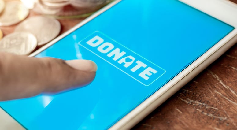 Donate, Donation, Donate, Donation,