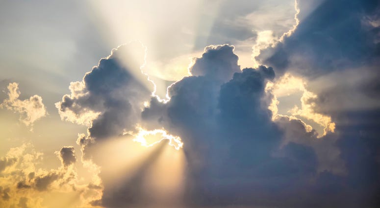 Clouds and sunshine Clouds and sunshine