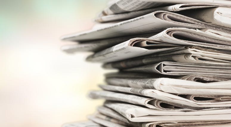 Stack of Newspapers Stack of Newspapers