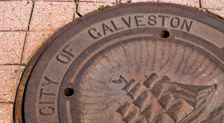 City of Galveston Man Hole Cover City of Galveston Man Hole Cover