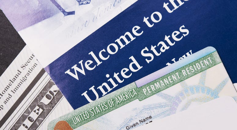 Immigration Welcome Letter, Green Card Immigration Welcome Letter, Green Card