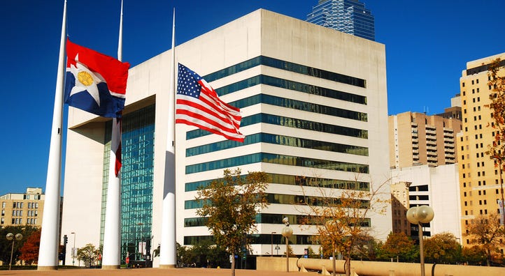 Dallas City Hall, Downtown Dallas Dallas City Hall, Downtown Dallas