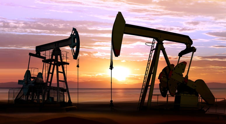 oil pumps on sunset oil pumps on sunset