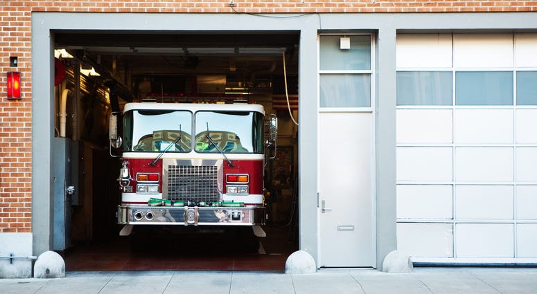 Fire Truck in Station Fire Truck in Station