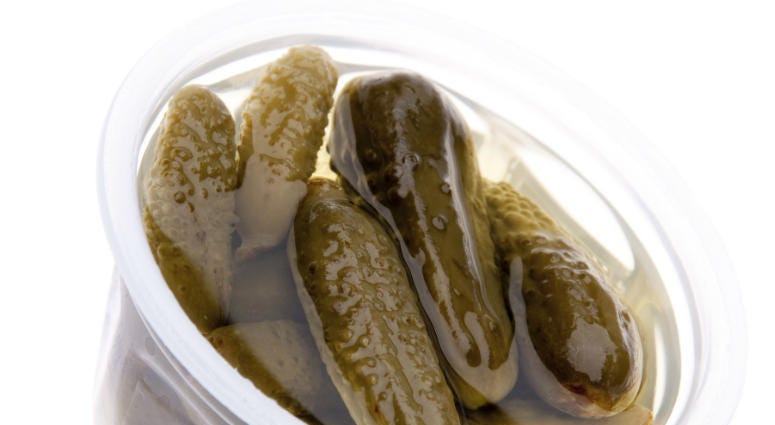 Pickle-flavored slushie Pickle-flavored slushie