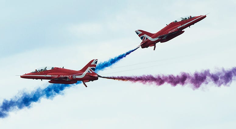 Britain's Royal Air Force Red Arrows Britain's Royal Air Force Red Arrows