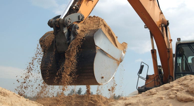 Backhoe Digging Backhoe Digging