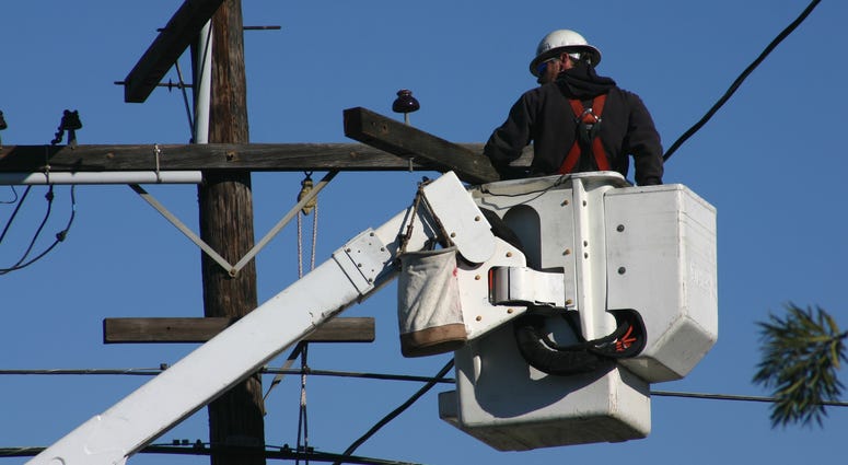 Power line Repair Power line Repair