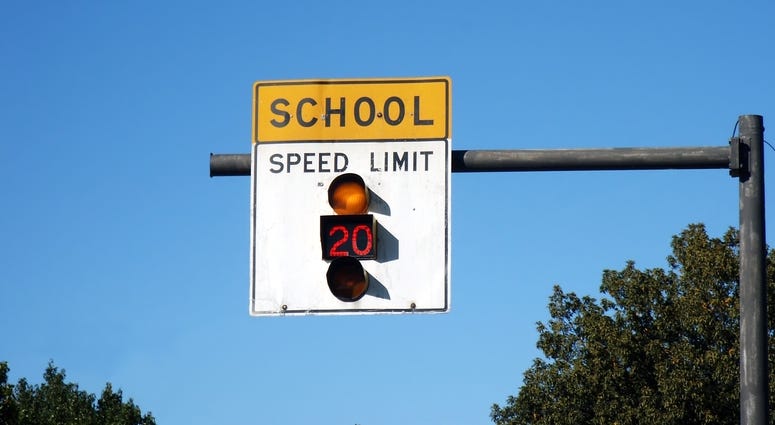 School Zone Sign School Zone Sign