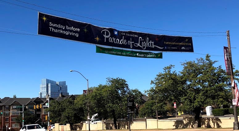 Fort Worth Parade Of Lights Banner Fort Worth Parade Of Lights Banner