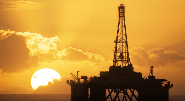 Oil Rig Offshore Oil Platform