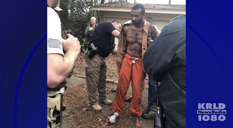 Conroe Police Department capture of Cedric Marks Conroe Police Department capture of Cedric Marks