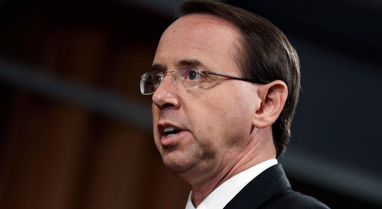Deputy Attorney General Rod Rosenstein Deputy Attorney General Rod Rosenstein