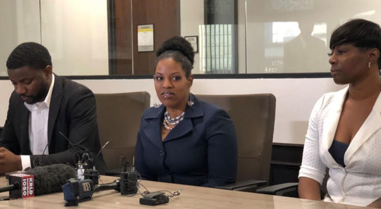Crystal Mason, right, will serve ten months for voting illegally in 2016 Crystal Mason