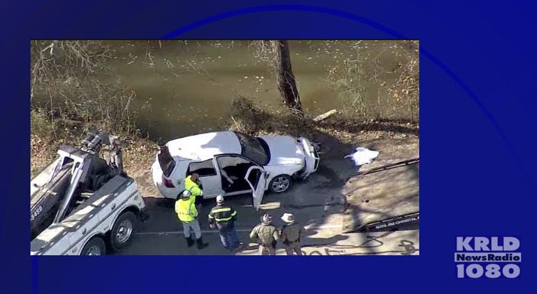 Car Found In Denton Creek Car Found In Denton Creek