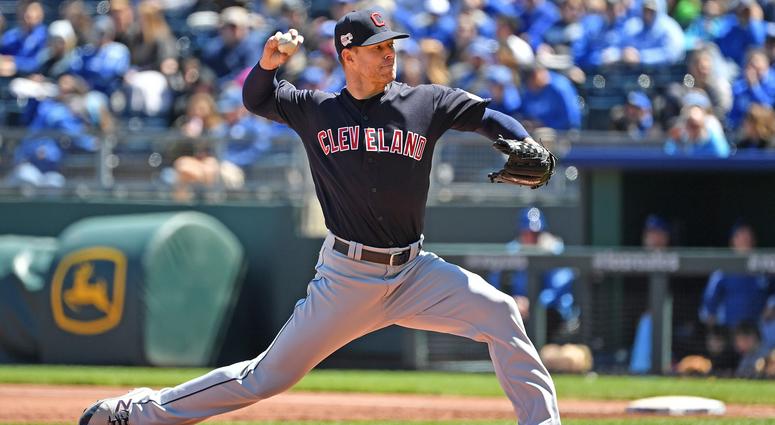 Cleveland Indians starting pitcher Corey Kluber Cleveland Indians starting pitcher Corey Kluber