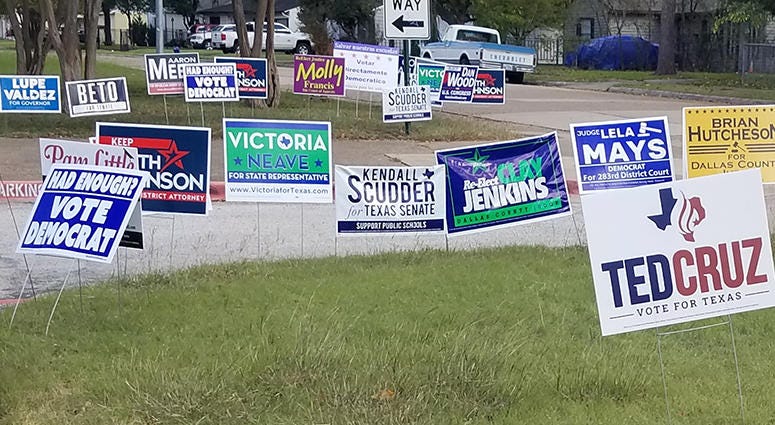 Political campaign signs 2018 Political campaign signs 2018