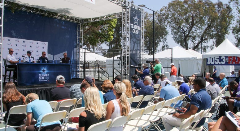 2018 Dallas Cowboys Training Camp Opening Press Conference 2018 Dallas Cowboys Training Camp Opening Press Conference