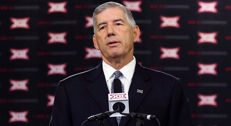 Big 12 commissioner Bob Bowlsby Big 12 commissioner Bob Bowlsby