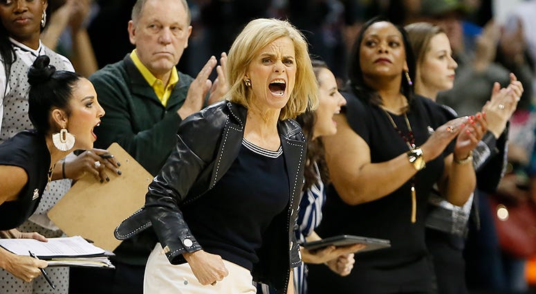 Baylor coach Kim Mulkey Baylor coach Kim Mulkey